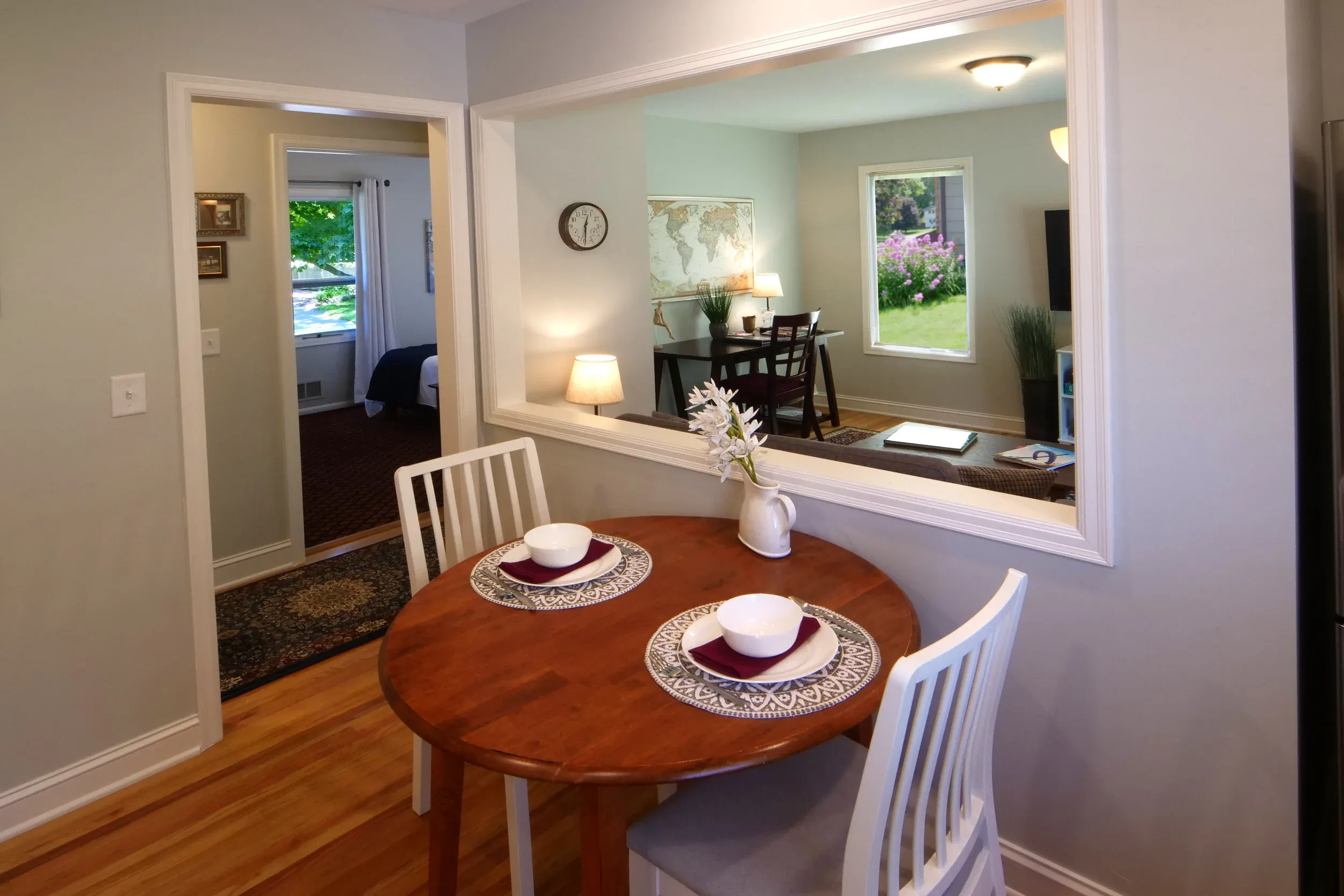 The dining area at My Cozy Retreat