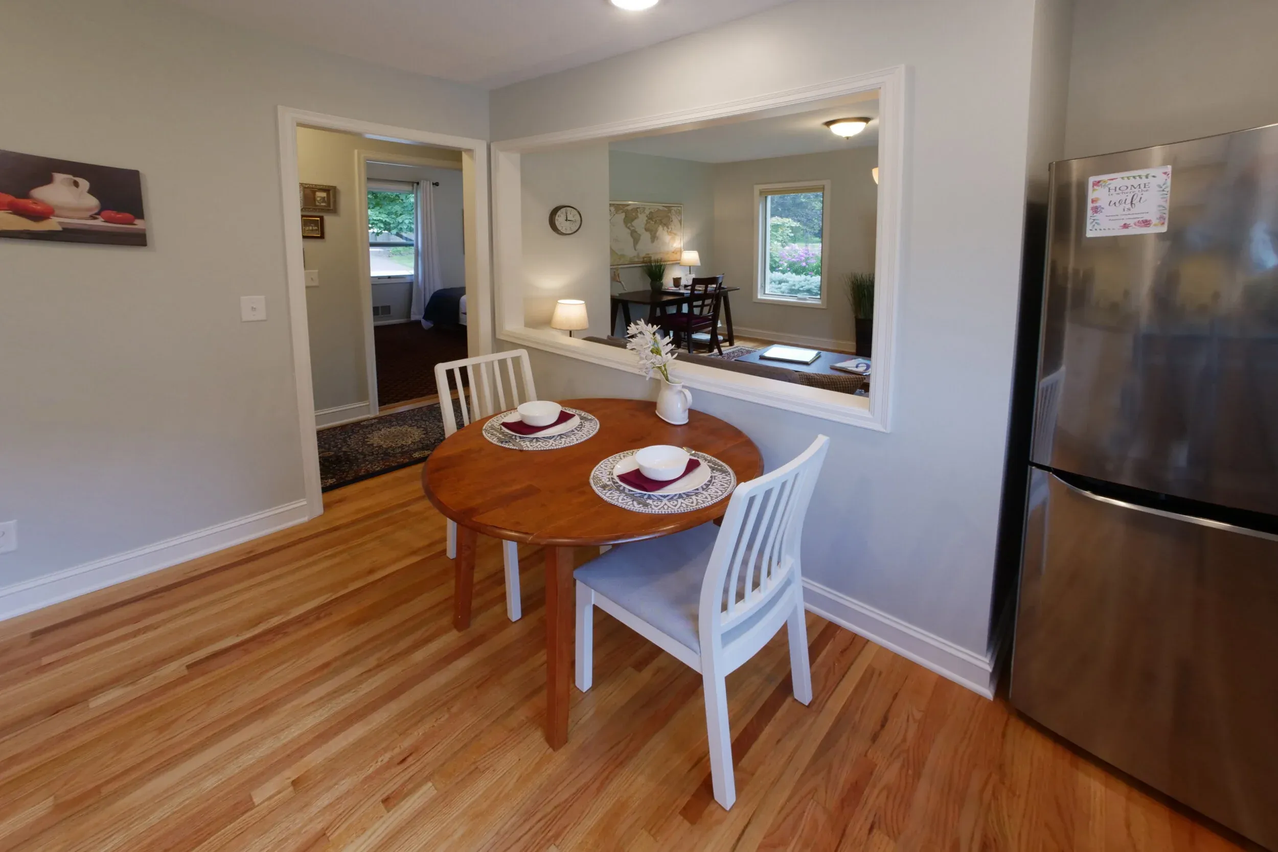 The kitchen at My Cozy Retreat