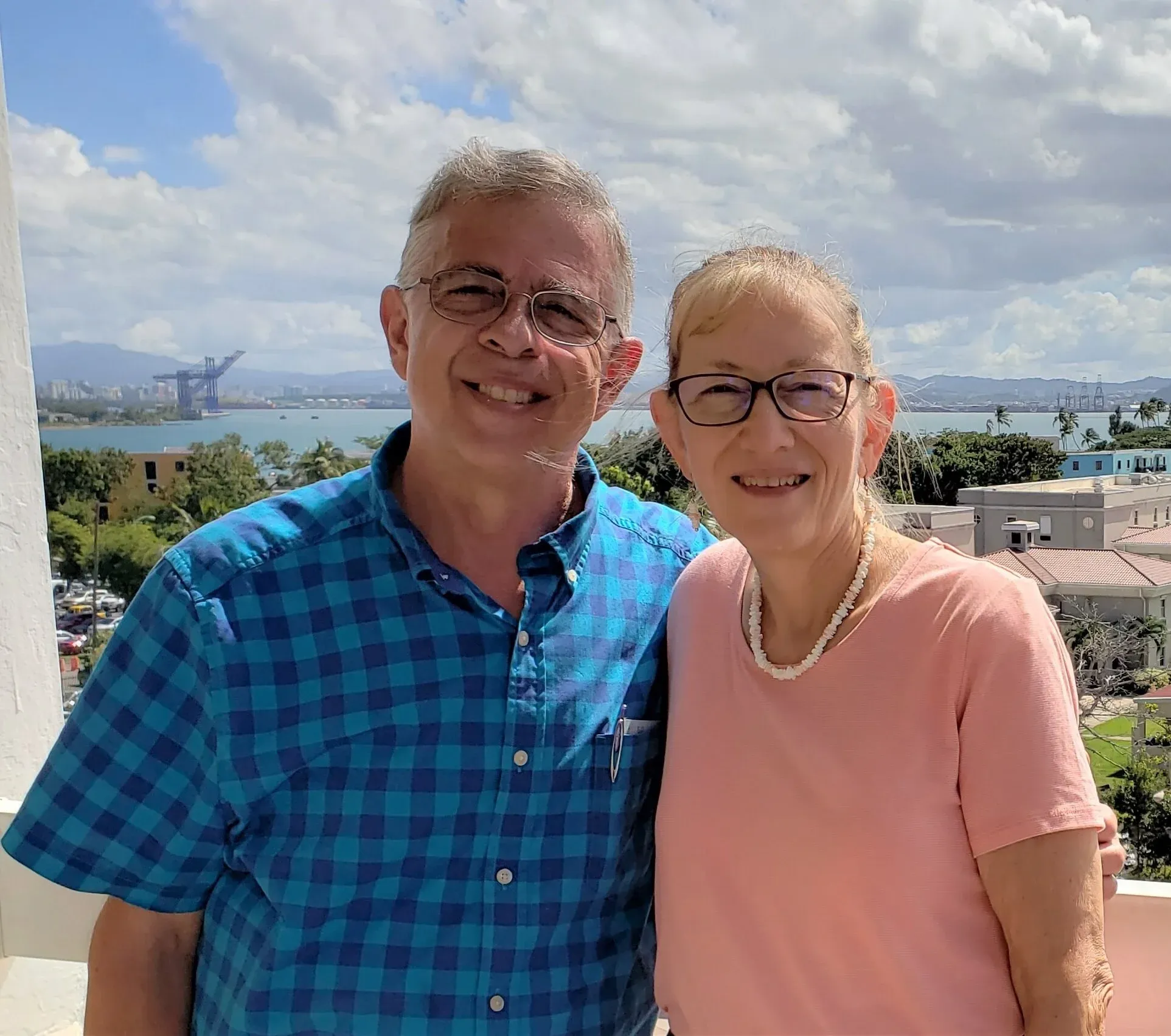 Jim and Barb Van Heel in Puerto Rico