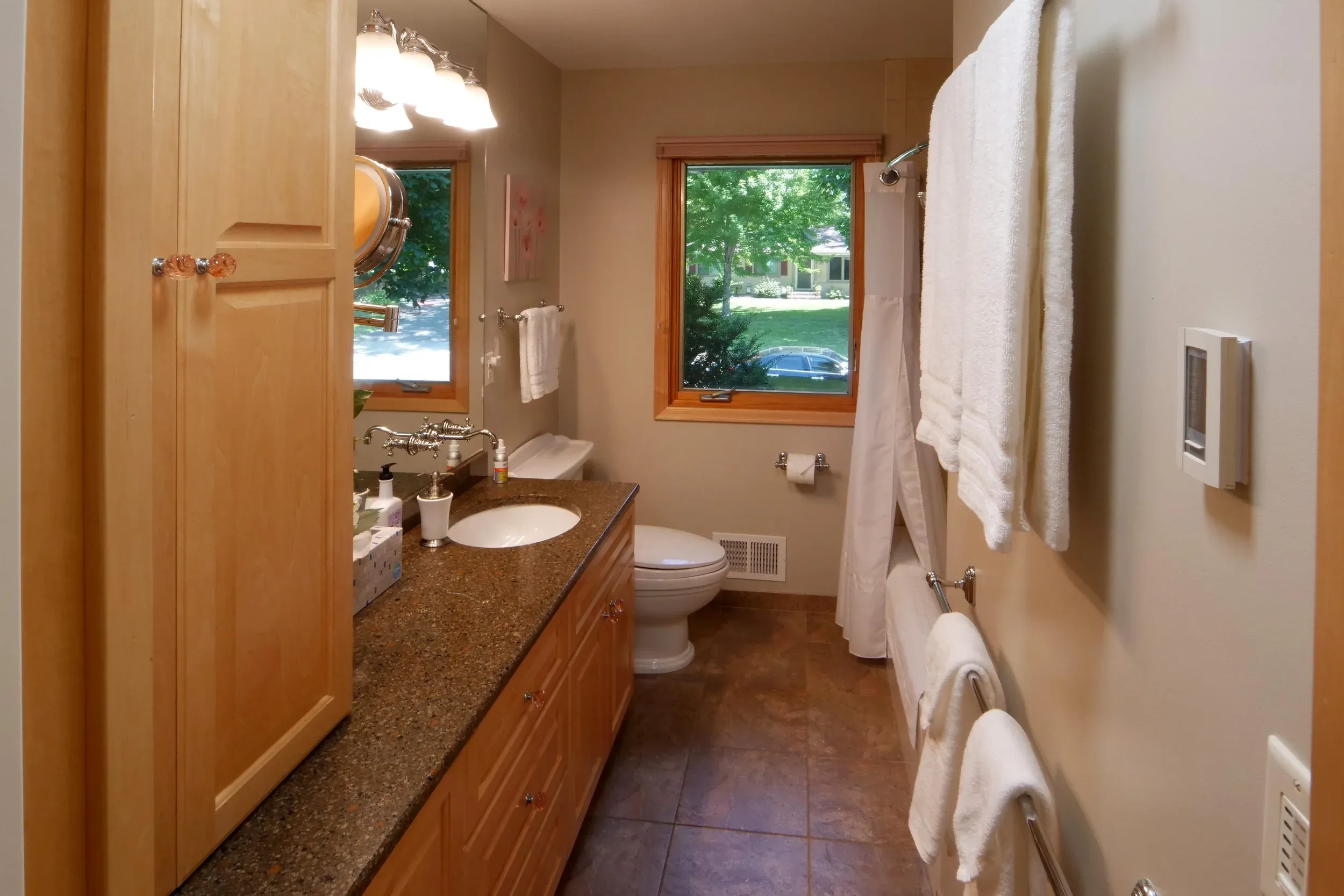 The bathroom at My Cozy Retreat