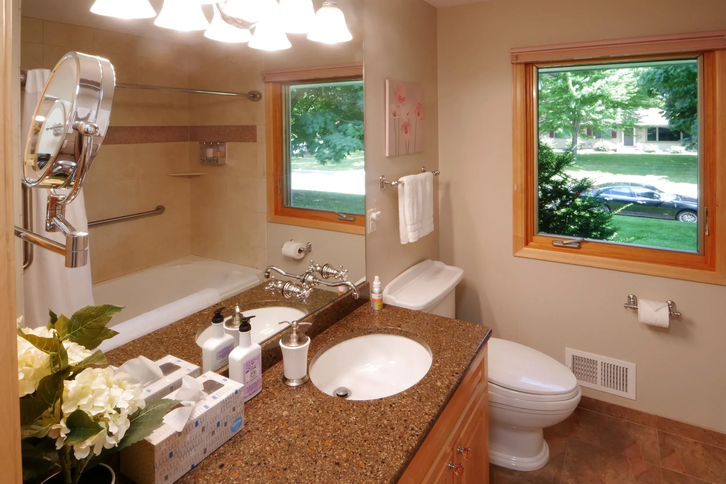 The bathroom at My Cozy Retreat
