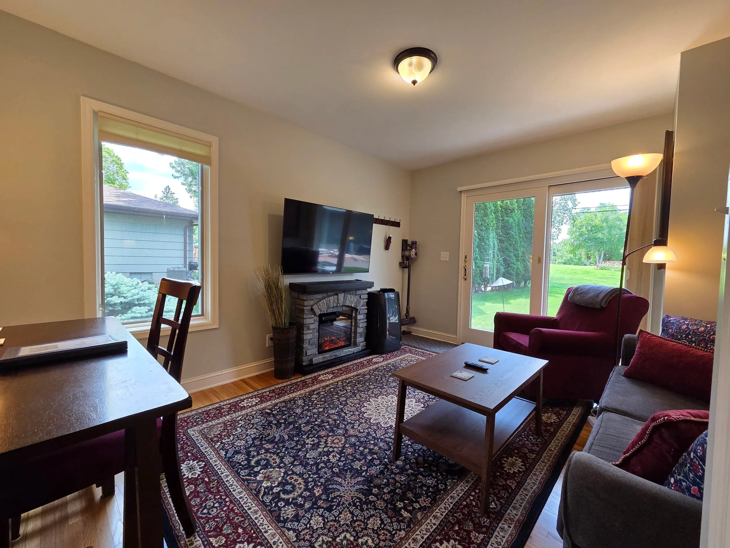 The living room at My Cozy Retreat