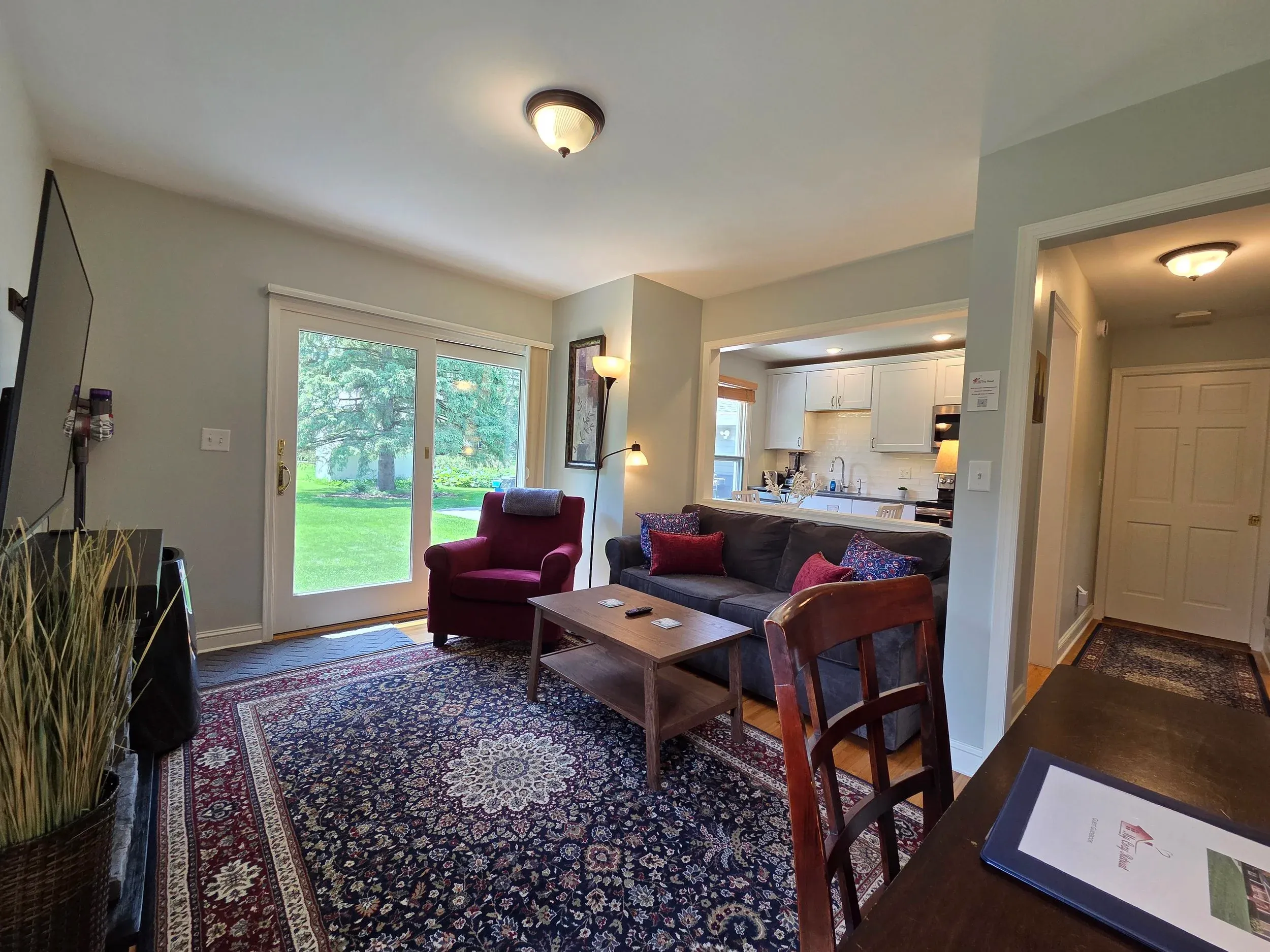 The living room at My Cozy Retreat
